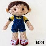 patron gratis muñeco amigurumi | free amigurumi pattern doll