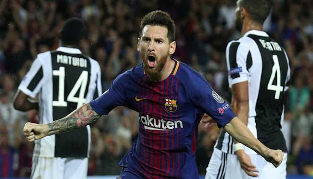 Liga Champion : Barcelona 3 - 0 Juventus, Messi Bobol Gawang Buffon 2 Gol Berita Akurat