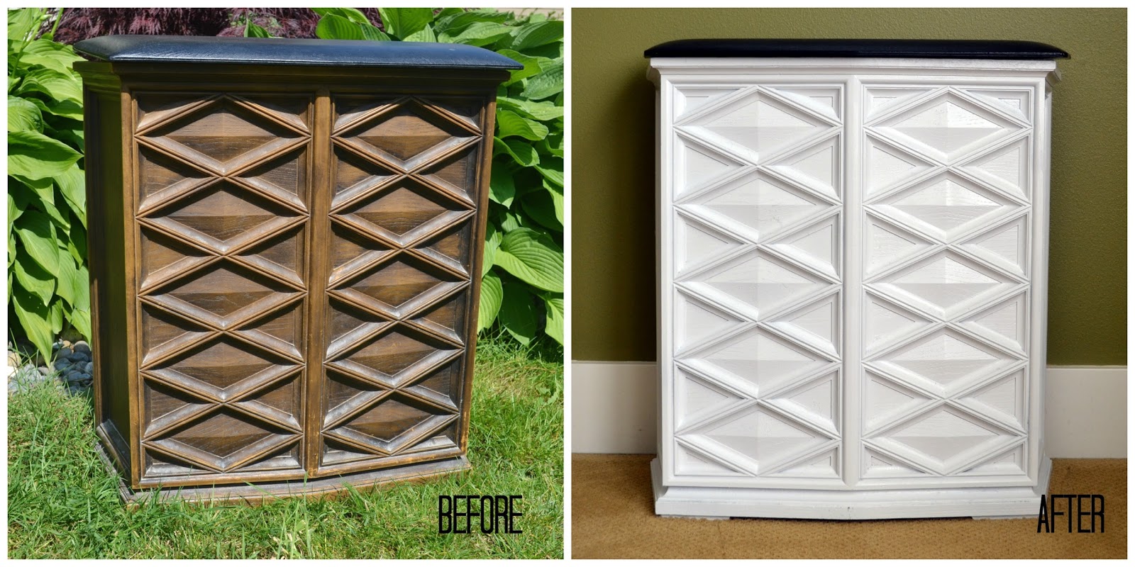 Transformation Tuesdayan updated hamper goes from the 70's to glam