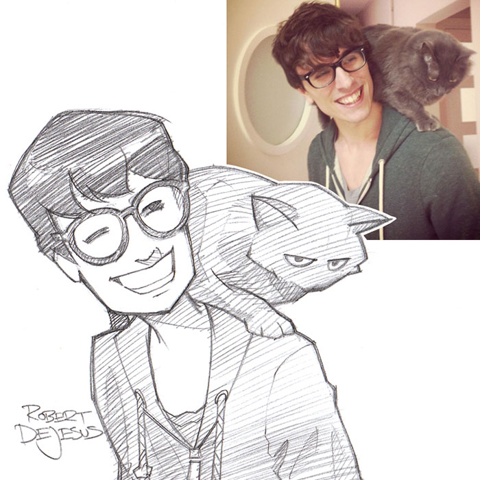 30 Beautiful Cartoonish Illustrations Of People And Their Pets 30 Beautiful Cartoonish Illustrations Of People And Their Pets