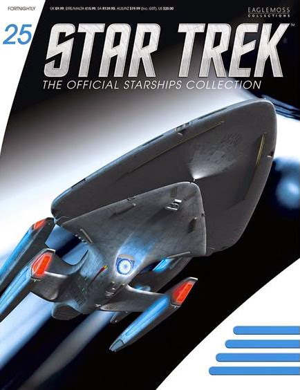 Eaglemoss Star Trek *Magazine only no ship* Krenim Temporal Weapon Ship Issue 22 