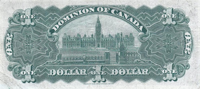 Canada currency money dollar Library of Parliament Ottawa