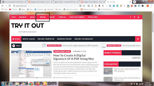 How to Generate Blogger Website HTML sitemap - Blogger Sitemap Page How to Generate Blogger Website HTML sitemap - Blogger Sitemap Page