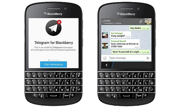telegram para blackberry