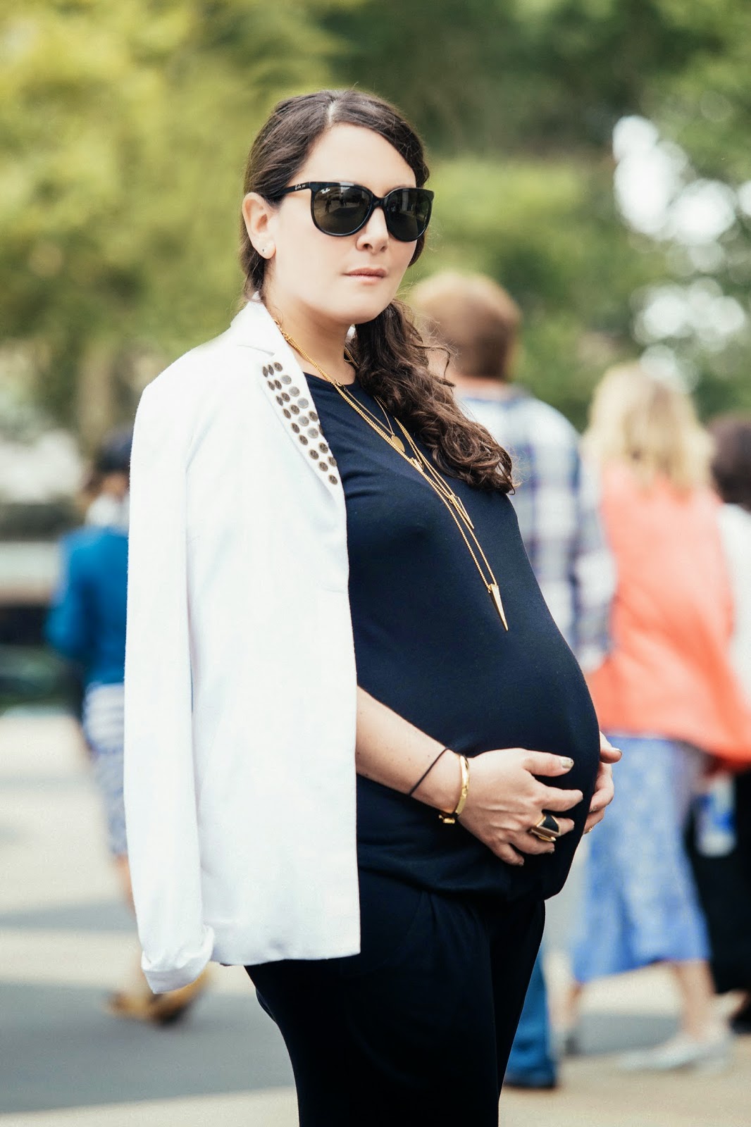 STACY IGEL: what I wore: NYFW Pregnant Style