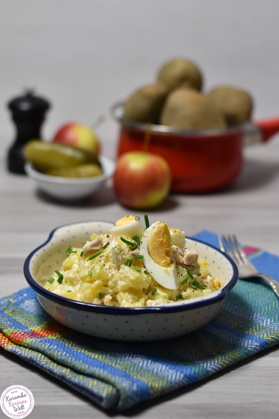KarambaKarina&amp;#39;s Welt: Mamas Kartoffelsalat - mit Mayonnaise ...
