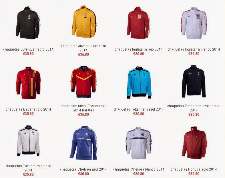 Equipaciones de futbol baratas 2015 online: chaquetas futbol 2014 baratas