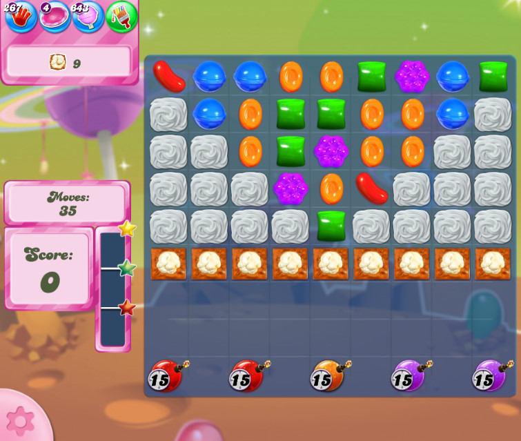Candy Crush Saga level 2641 Candy Crush Saga level 2641