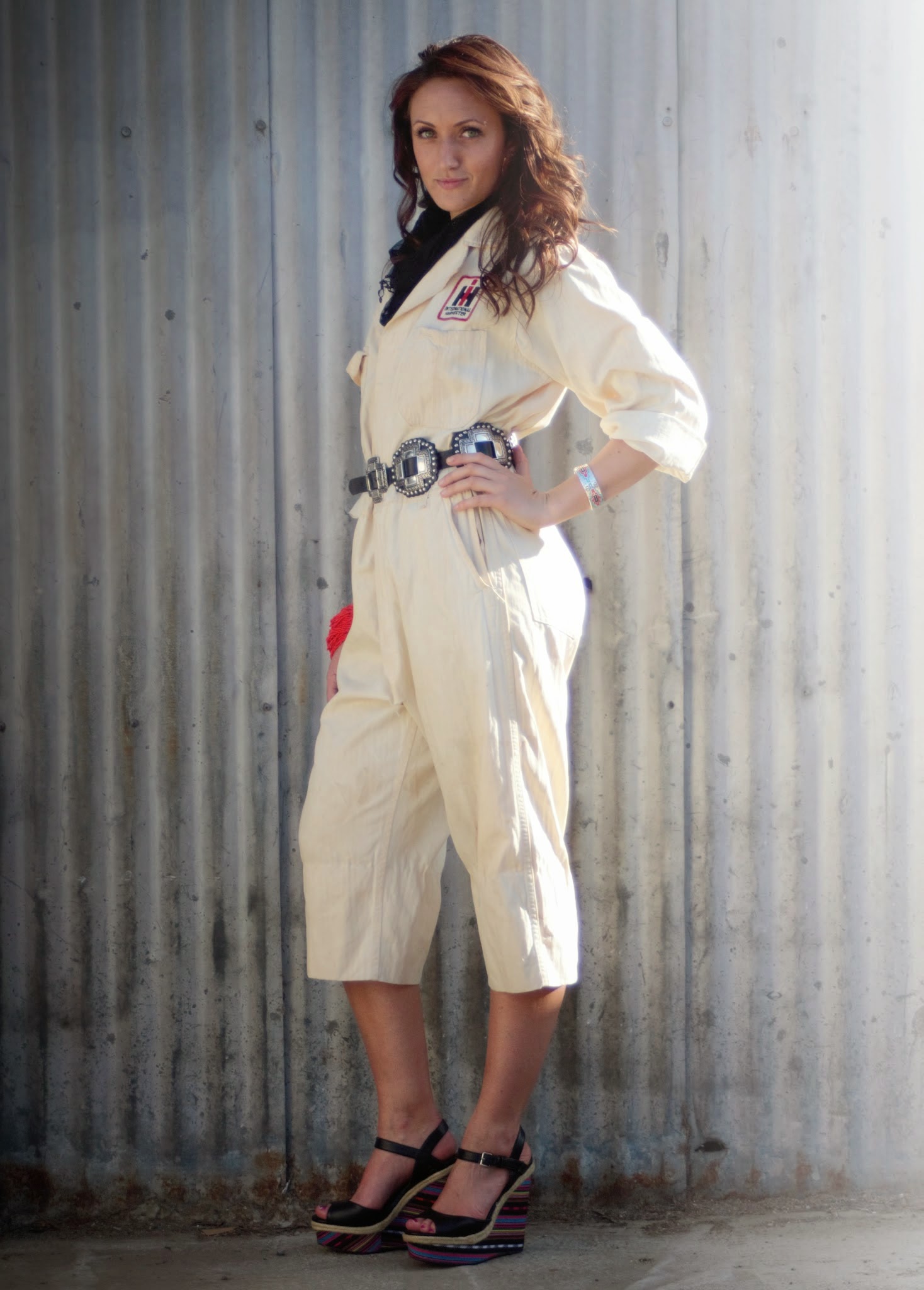 Glamming Up Vintage Coveralls