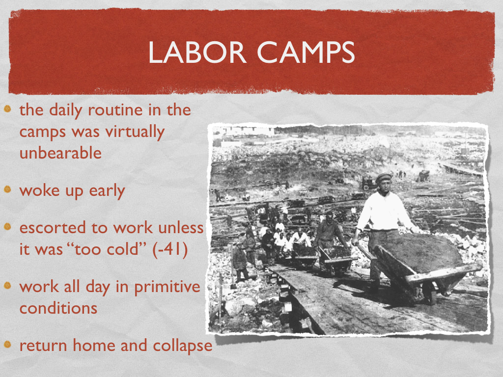 Ms. Murphy's Modern European History Class Purges and Gulag