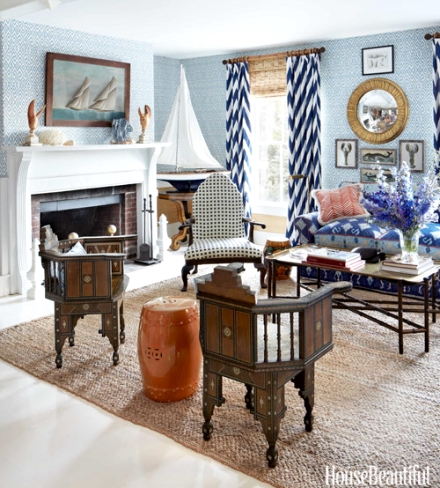Cozy Nautical New England Style Living Room Decor Ideas Coastal Interior Design Diy Ping - New England Style Home Decor