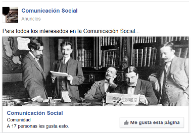 Comunicación Social en Facebook