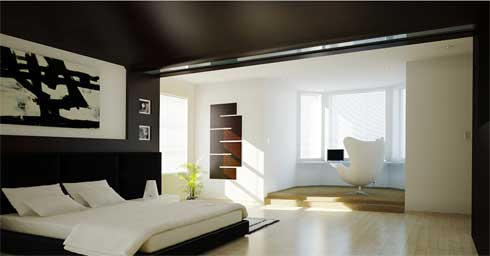 Desain kamar tidur modern