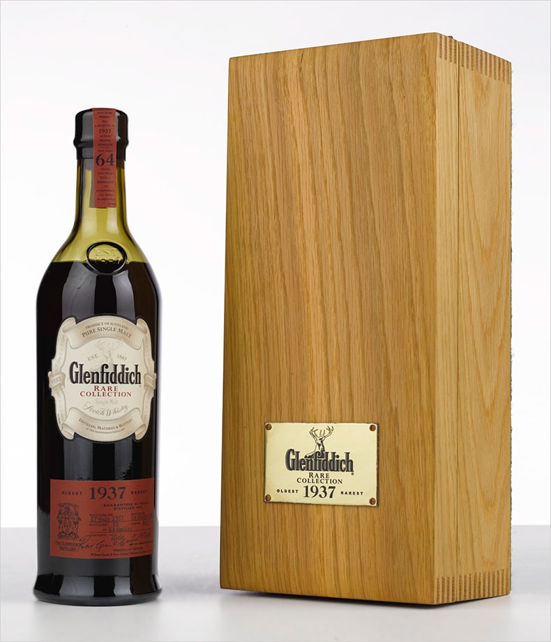 Самый дорогой виски в мире – Glenfiddich 1937 Бутылка дорогого виски