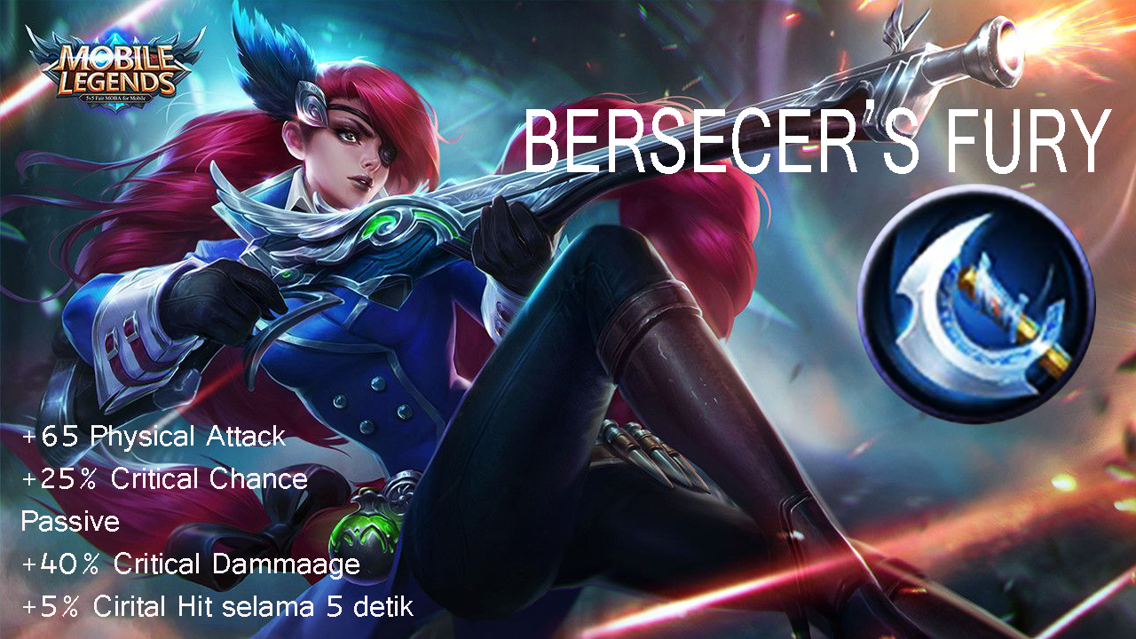 Item yang cocok dengan hero Marks Man di awal game