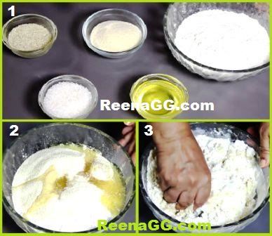 Sweet Til Mathri Recipe step 1