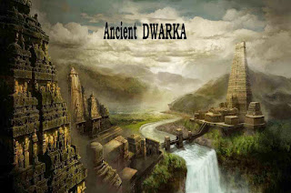 Ancient city of Dwarka in India. Dwarka the ancient city thought to be Atlantis.