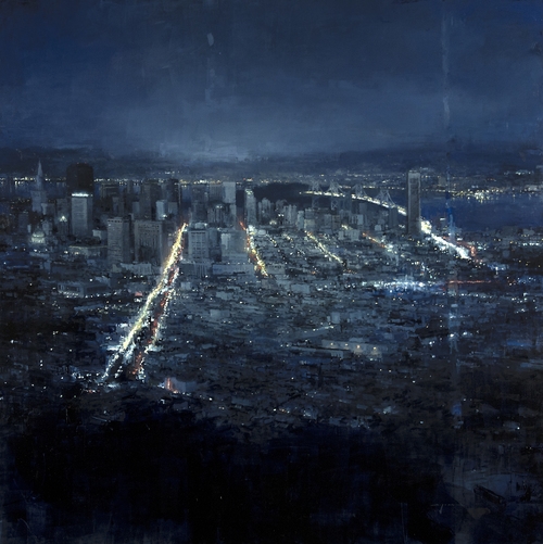 05-San-Francisco-Jeremy-Mann-Figurative-Painting-in-Cityscapes-Oil-Paintings-www-designstack-co