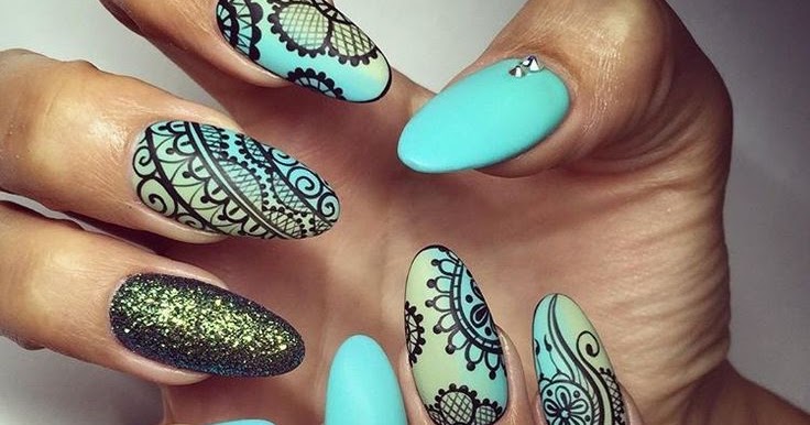 2. "Henna Inspired Nail Art Designs" - wide 6