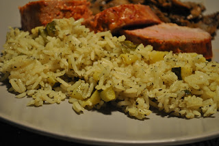 recettes Riz aux courgettes