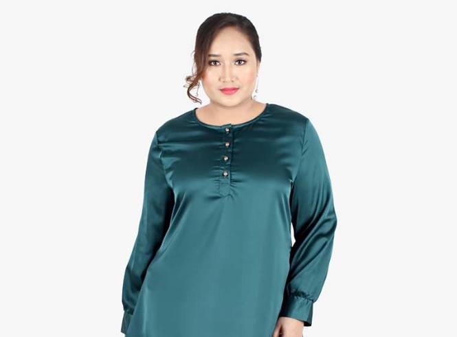 Baju Kurung Satin 786 | Malaysian Baju Kurung