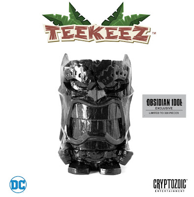 San Diego Comic-Con 2018 Exclusive Batman Obsidian Idol DC Teekeez Vinyl Figure by Cryptozoic Entertainment