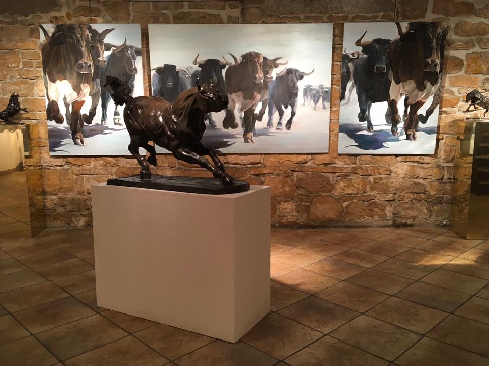 LYON : CAPTON PARTICIPE À L'EXPOSITION D'ART ANIMALIER DE LA GALERIE SAINT-HUBERT