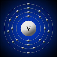 Vanadyum atomu elektron modeli