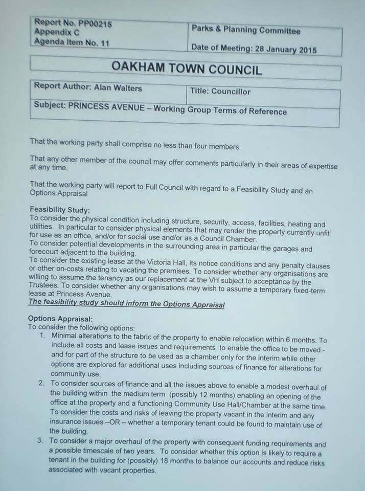 Martin Brookes Oakham Princess Avenue Oakham Town Council Parks and