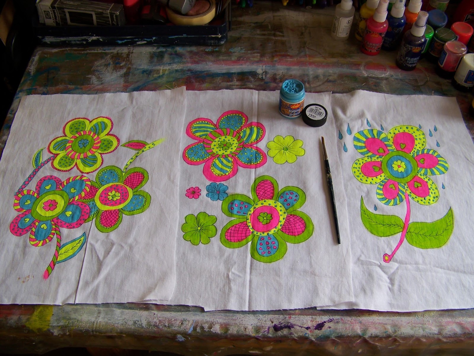 A Pretty Talent Blog Transferring Images To Fabric For Painting