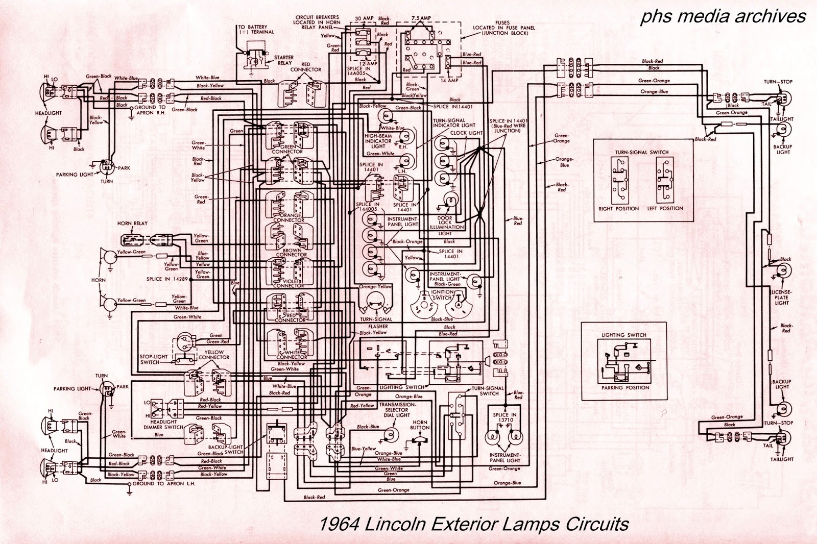 Tech Series: 1960-1964 Lincoln Wiring Diagrams | phscollectorcarworld