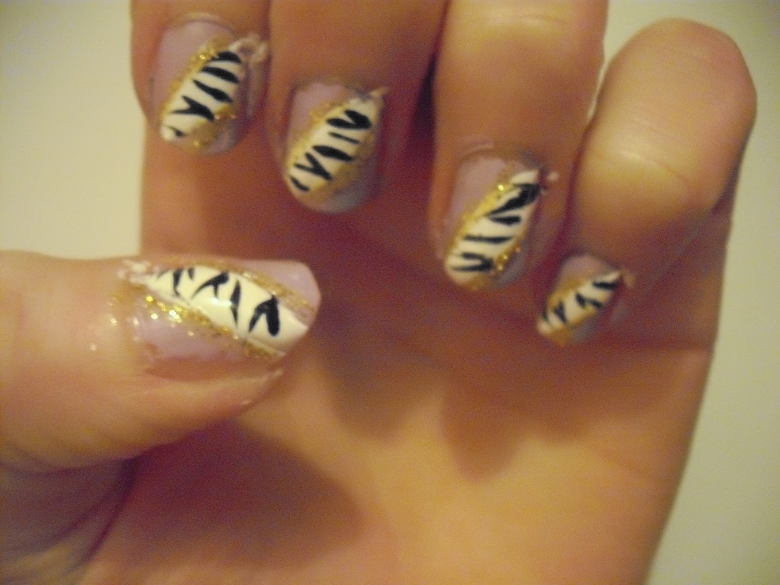 Cute Zebra Nail Designs Nail Designs, Hair Styles, Tattoos and
