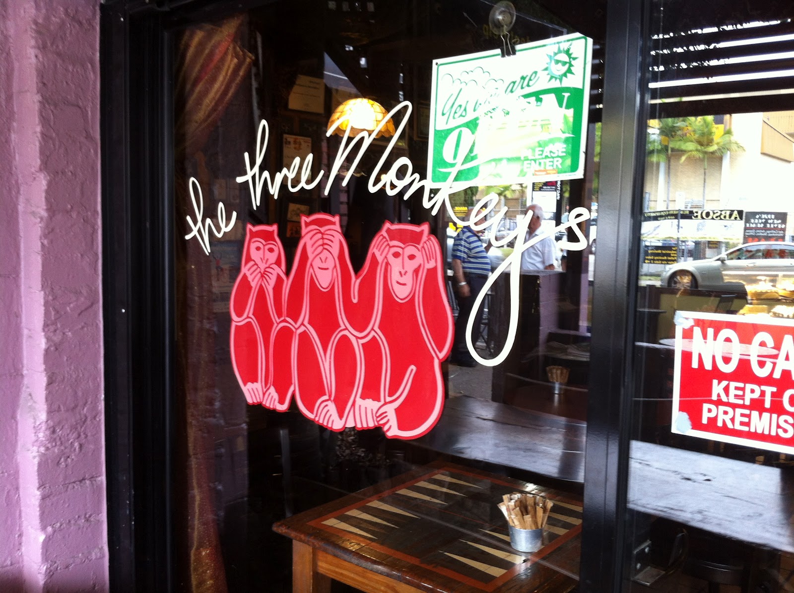 The Cafe Crawler Three Monkeys West End