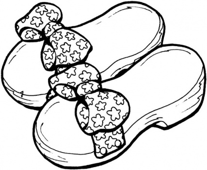 desenhos de sapato tênis sandália tamanco chinelo para pintar