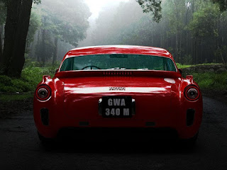 1952 Ferrari 340 Racing Car 1952 Ferrari 340 Racing Car Rear Angle Picture