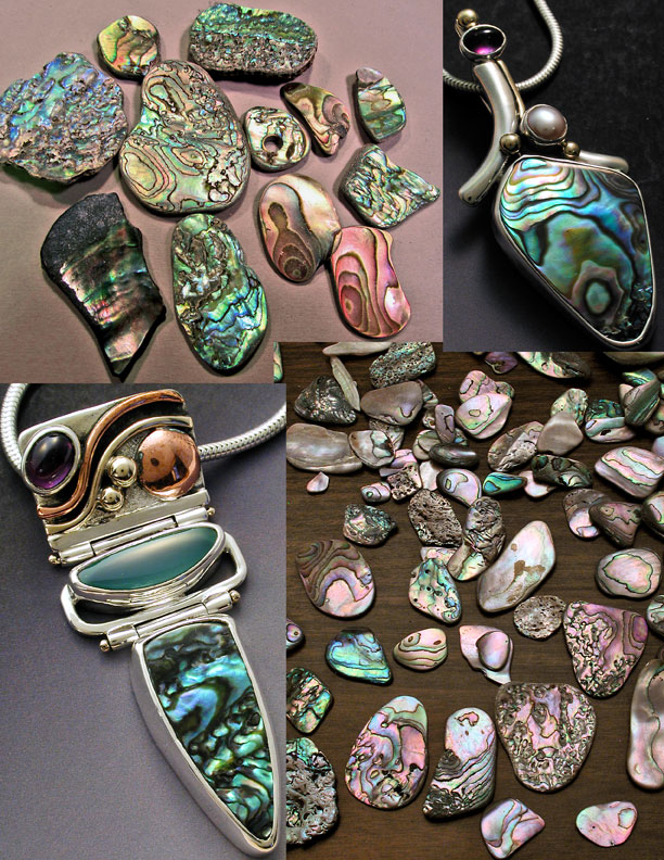 Mixed Metal Jewels Making Abalone Jewelry