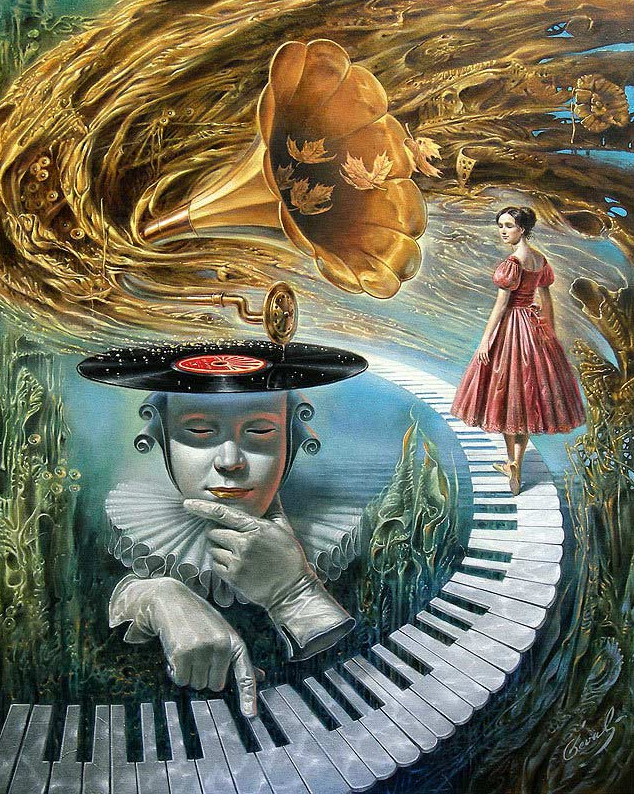 17-Michael-Cheval-Sounding-Silence-Surreal-Absurdist-Paintings-www-designstack-co