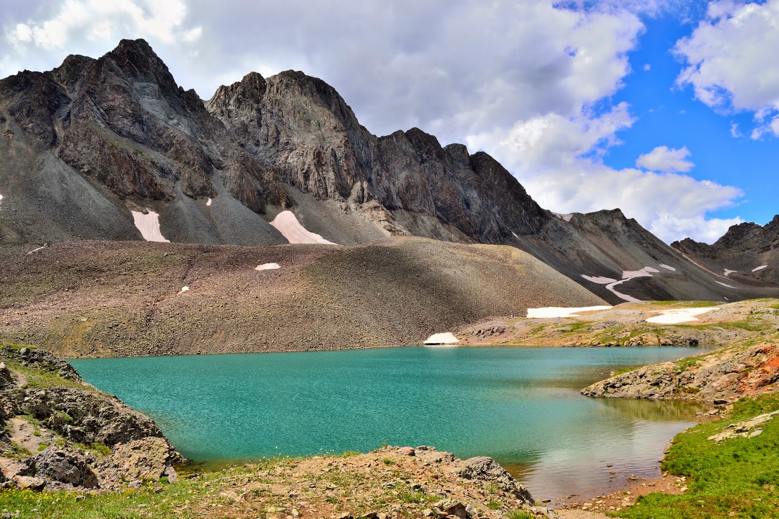 Hiking and Camping Southwest Colorado American Basin / Sloan Lake