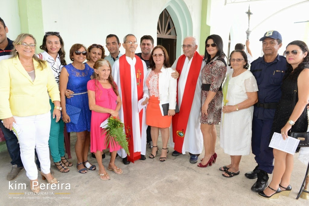 Domingo de Ramos: Prefeita Belezinha participa de missa em ação de graças aos 77 anos de Chapdinha