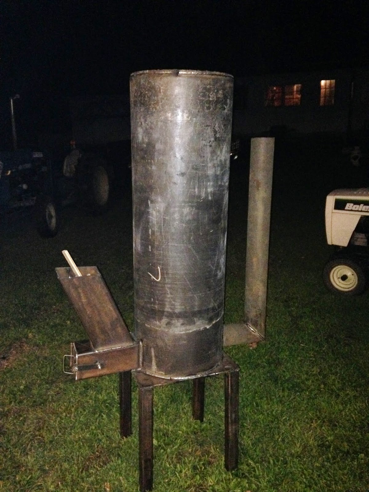 Ed's Metal Creations A Larger Homemade Rocket Stove