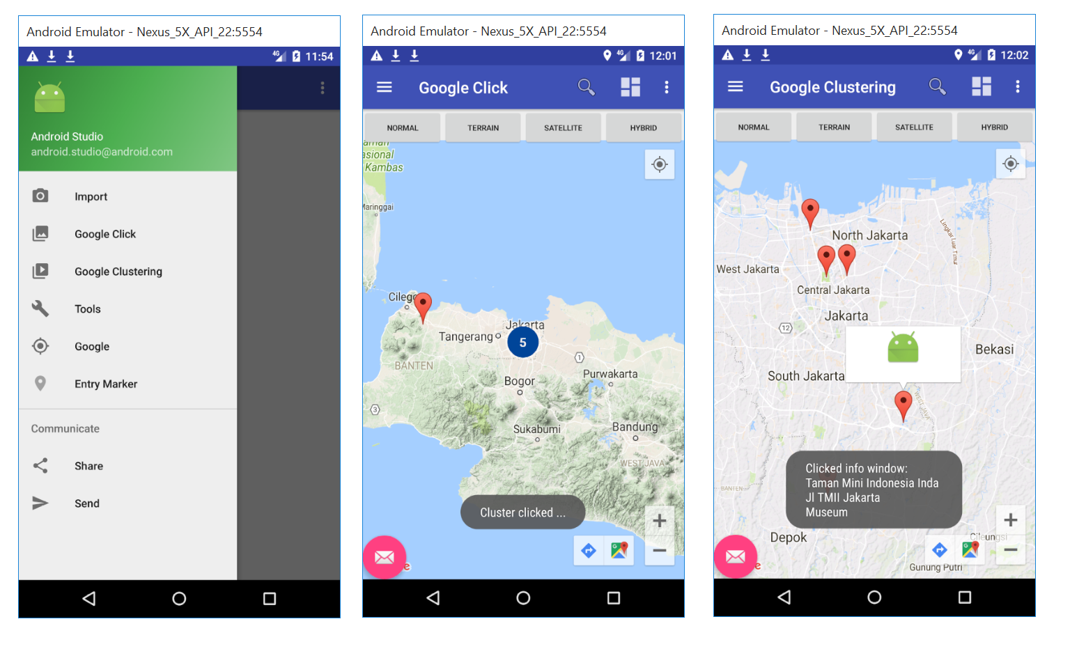 Android Studio Indonesia Menerapkan Android Marker Clustering