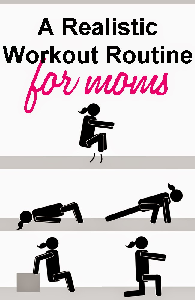 A realistic workout routine for moms by Robyn Welling @RobynHTV