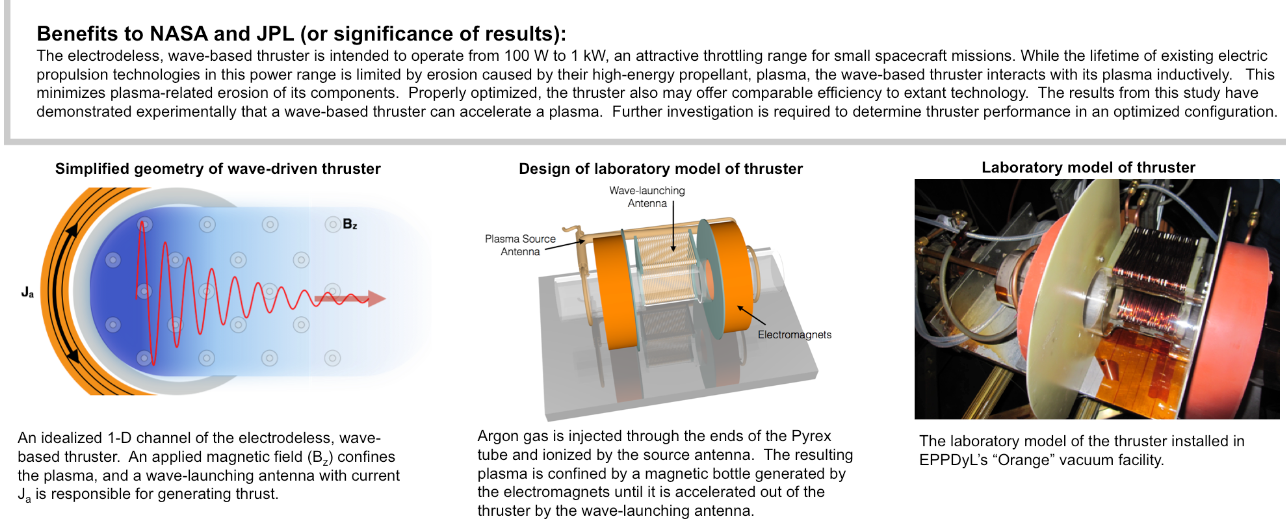 thrusters can have hundreds of times the thrust of