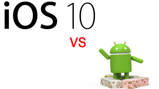 Perbedaan iOS 10 Vs Android 7.0 Nougat Perbedaan iOS 10 Vs Android 7.0 Nougat