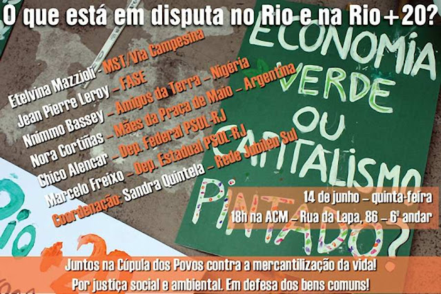 Ideologia "vermelha" tentará se impor na Rio+20