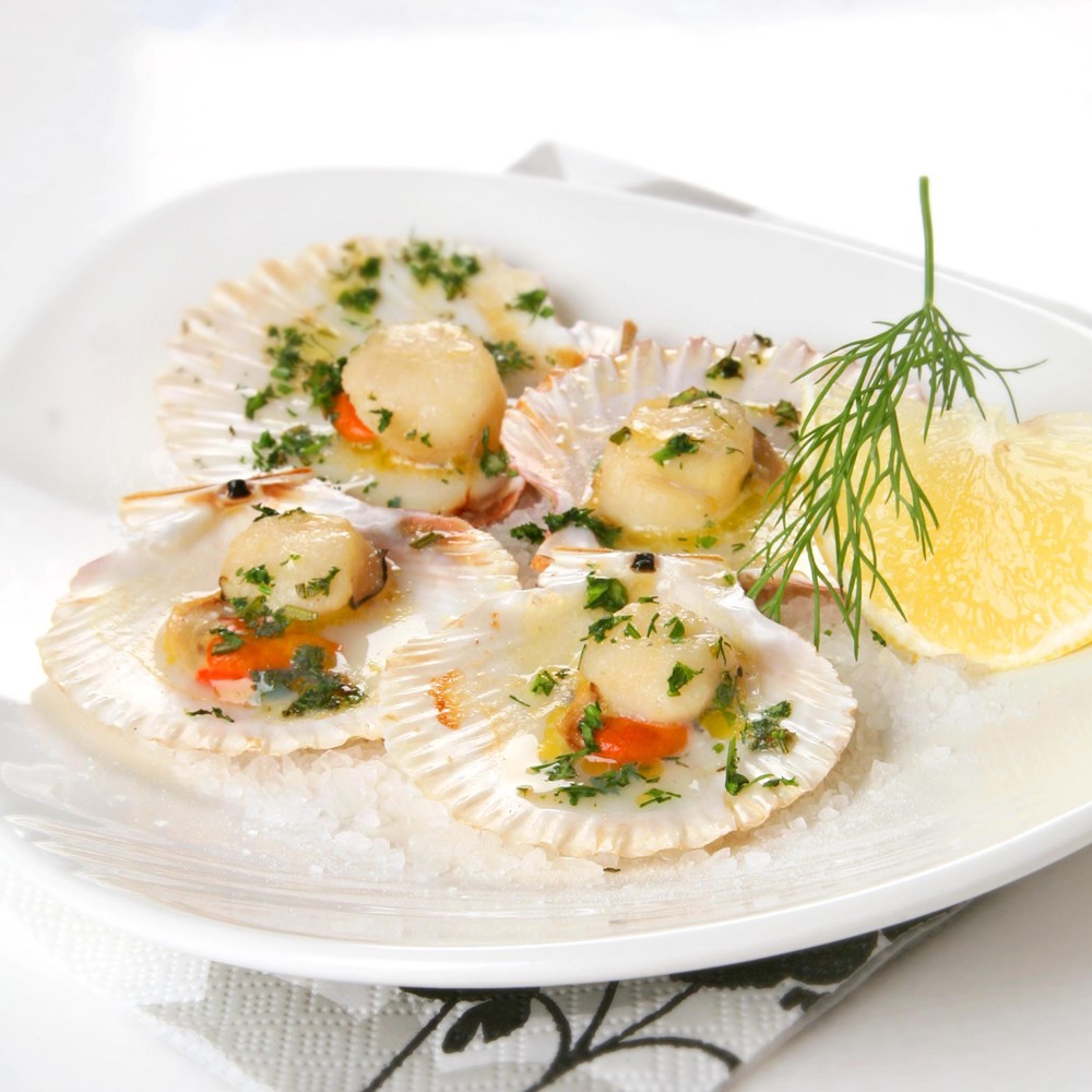 NaughtyCal Garlic and Sage Queen Scallops