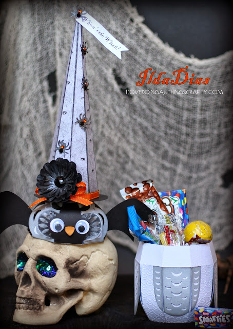 Halloween Owl Witch Treat Box | SVGCuts Files