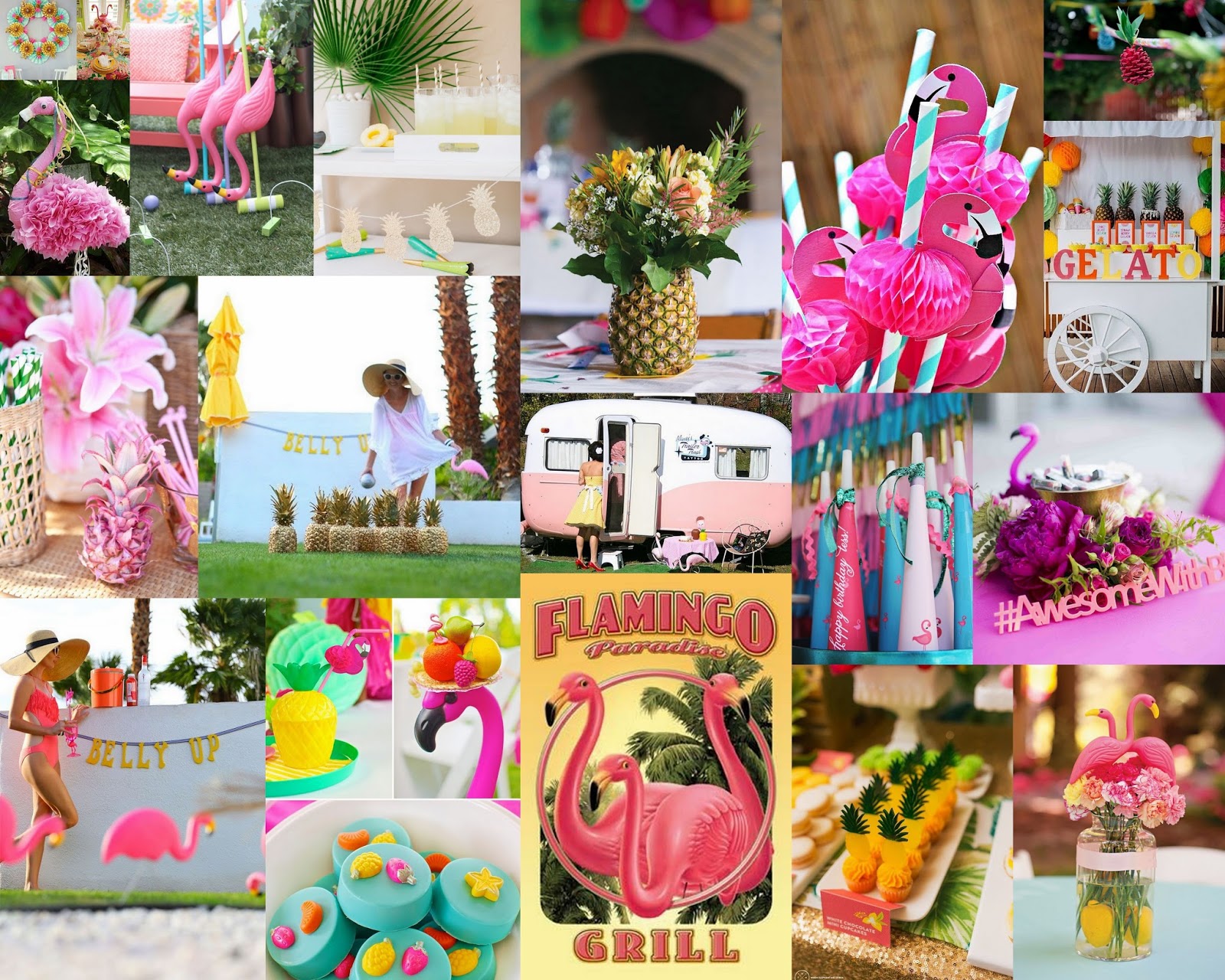 Pineapple & Flamingo Party! | Rosewood Ave.