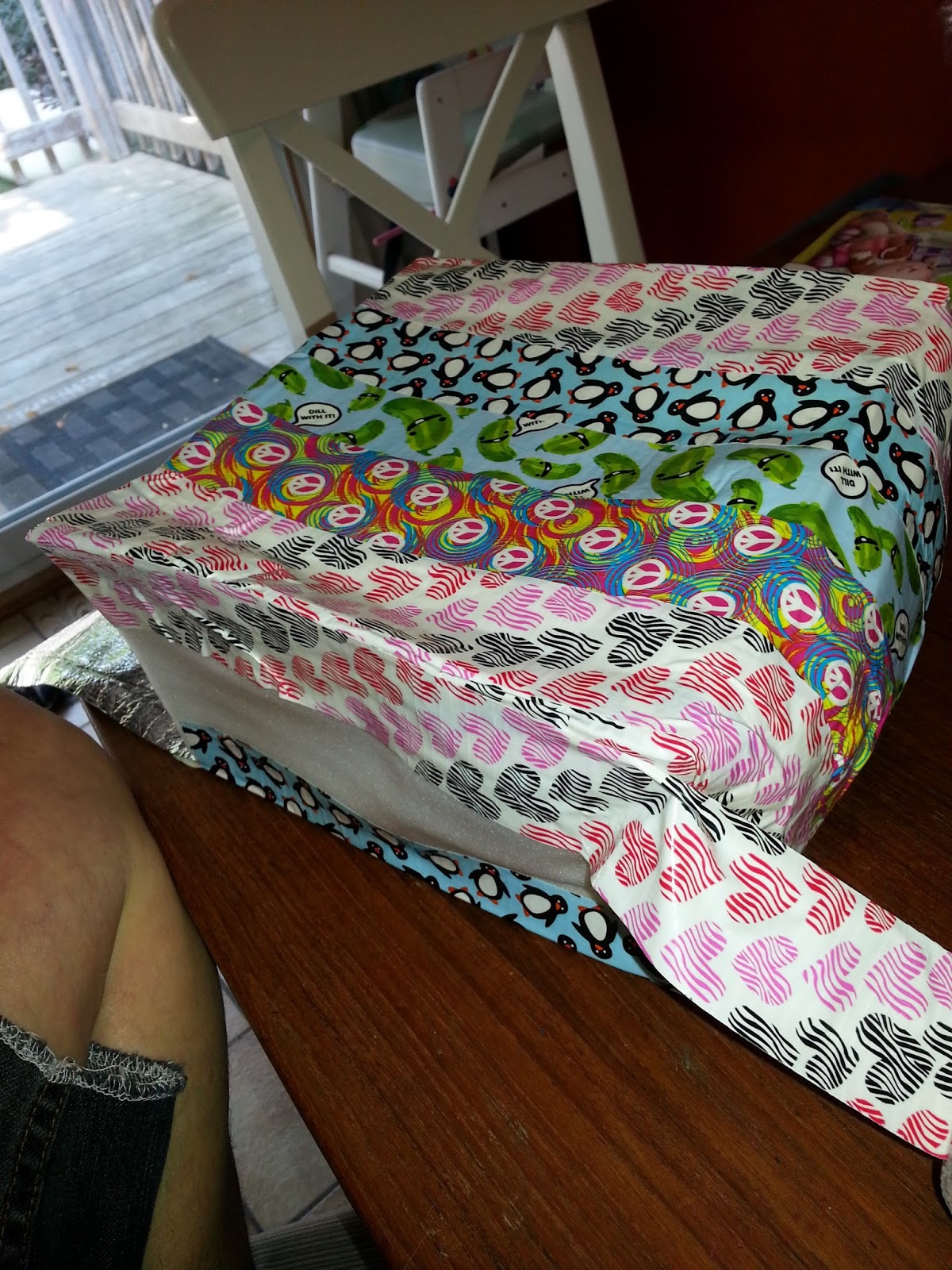 babazoobee life of the etsypreneur Duct Tape Lunch Bags Tutorial