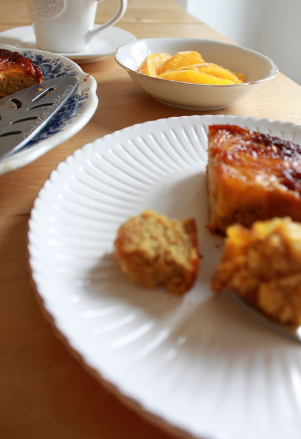 Gâteau renversé, orange et potiron • Pumpkin orange upside-down cake - Cook A Life! by Maeva
